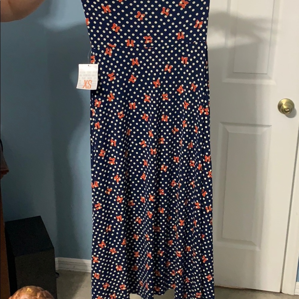 Bow maxi skirt